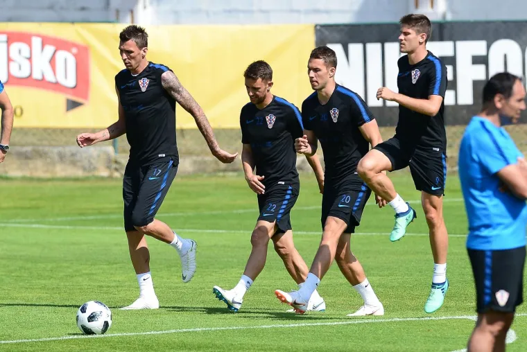 Hrvatska nogometna reprezentacija odradila jutarnji trening