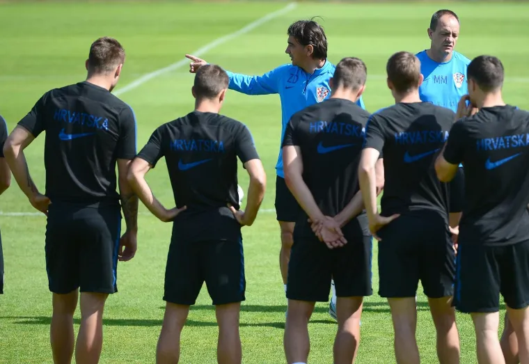 Hrvatska nogometna reprezentacija odradila jutarnji trening
