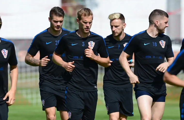 Hrvatska nogometna reprezentacija odradila jutarnji trening