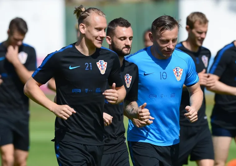 Hrvatska nogometna reprezentacija odradila jutarnji trening