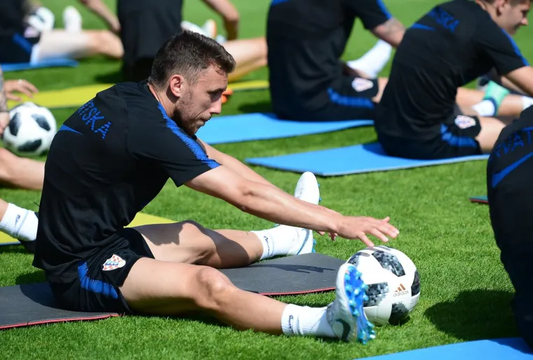 Hrvatska nogometna reprezentacija odradila jutarnji trening
