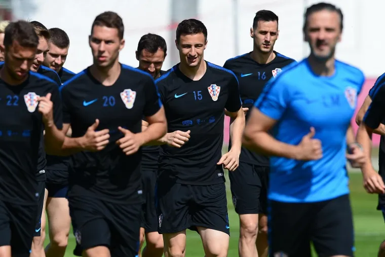 Hrvatska nogometna reprezentacija odradila jutarnji trening