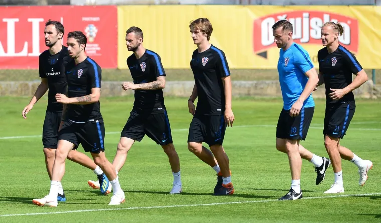 Hrvatska nogometna reprezentacija odradila jutarnji trening