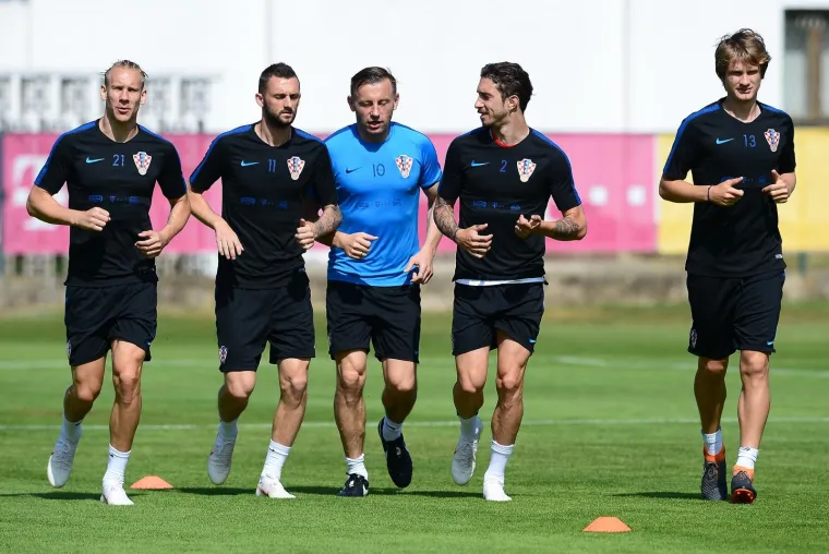 Hrvatska nogometna reprezentacija odradila jutarnji trening