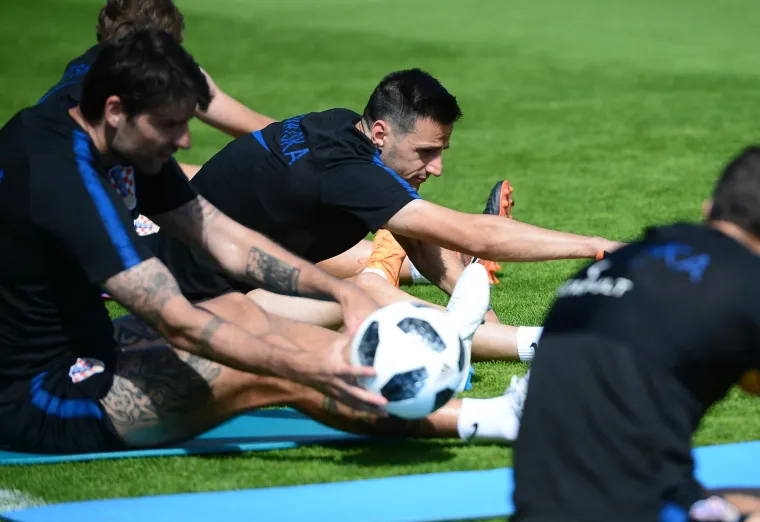 Hrvatska nogometna reprezentacija odradila jutarnji trening