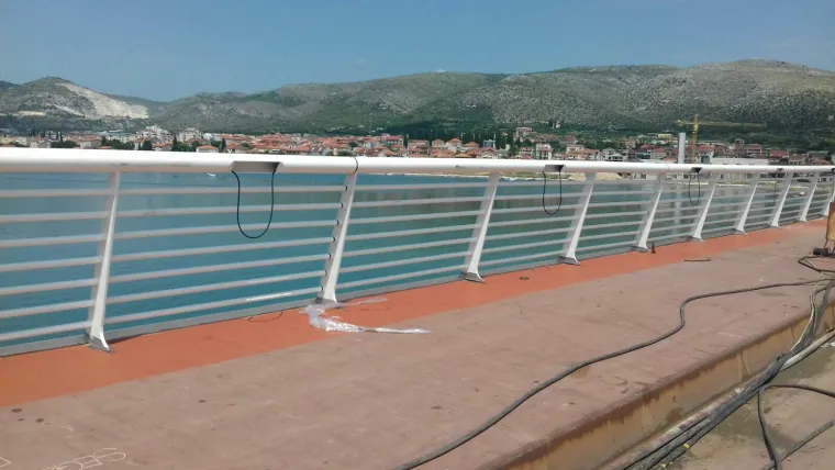 Čiovski most polako poprima zavr&scaron;ni izgled, ali na nekim dijelovima ima jo&scaron; puno posla