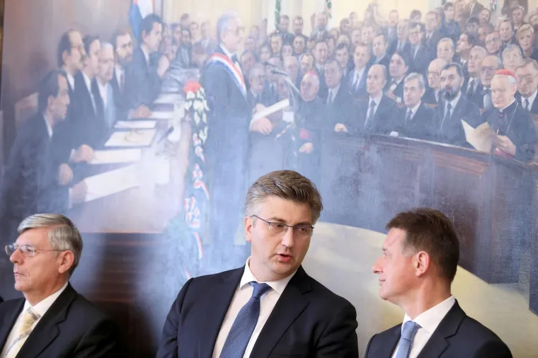 OKUPLJANJE DRŽAVNOG VRHA: Održan svečani prijem povodom Dana Hrvatskog sabora