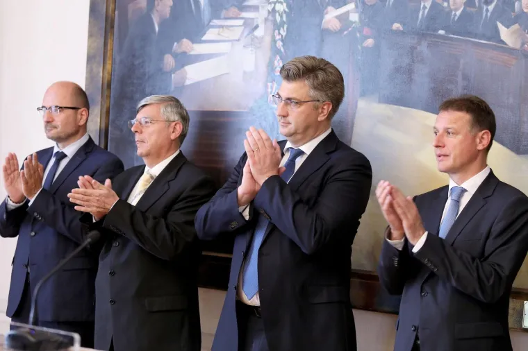 OKUPLJANJE DRŽAVNOG VRHA: Održan svečani prijem povodom Dana Hrvatskog sabora