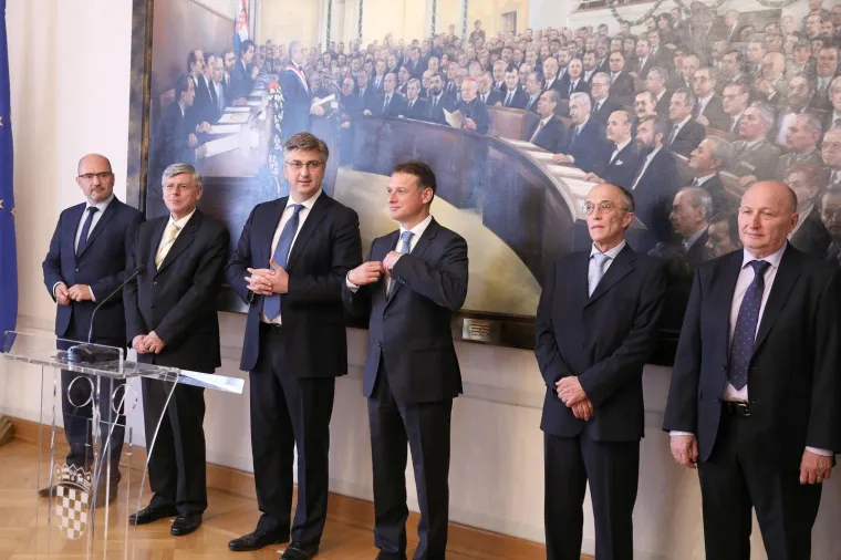 OKUPLJANJE DRŽAVNOG VRHA: Održan svečani prijem povodom Dana Hrvatskog sabora