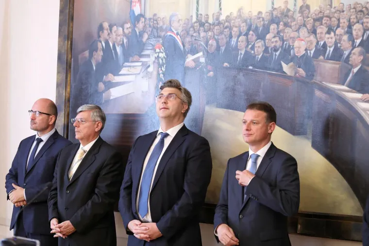 OKUPLJANJE DRŽAVNOG VRHA: Održan svečani prijem povodom Dana Hrvatskog sabora