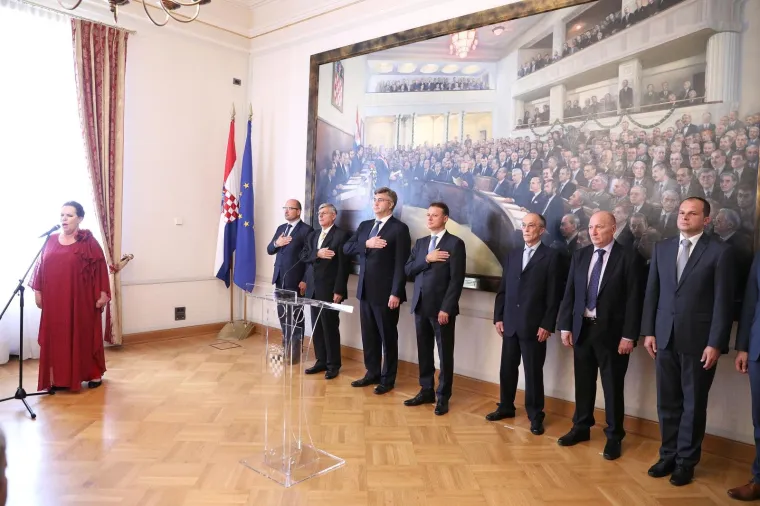 OKUPLJANJE DRŽAVNOG VRHA: Održan svečani prijem povodom Dana Hrvatskog sabora