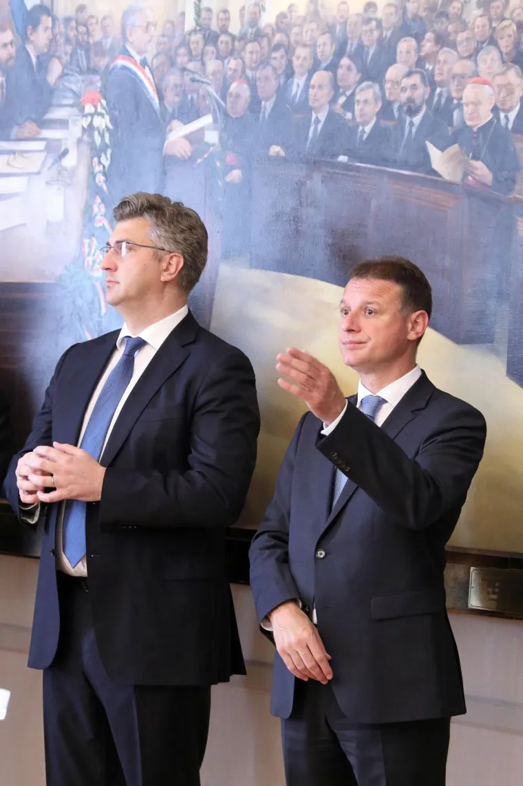 OKUPLJANJE DRŽAVNOG VRHA: Održan svečani prijem povodom Dana Hrvatskog sabora