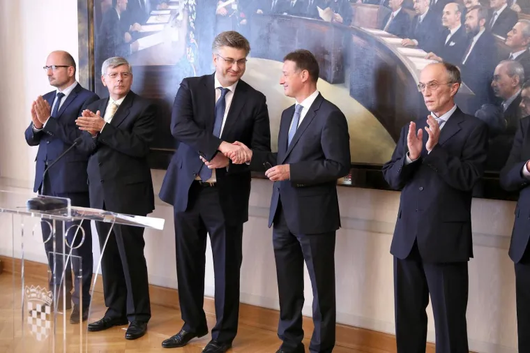 OKUPLJANJE DRŽAVNOG VRHA: Održan svečani prijem povodom Dana Hrvatskog sabora