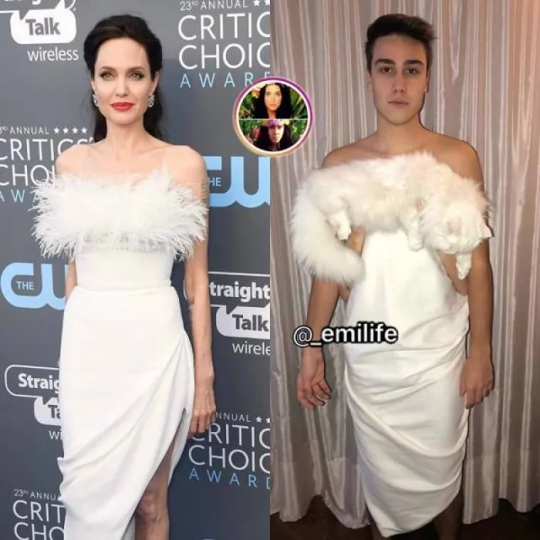 ISMIJAVA BIZARNE FOTOGRAFIJE SLAVNIH: Od 'WC haljina' pa do rezanaca na glavi, i njemu sve dobro stoji