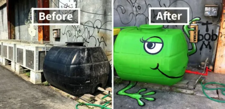 GRADSKE VLASTI NE MARE PA JE UZEO STVAR U SVOJE RUKE: Ružne ulice pretvorio u prava umjetnička djela