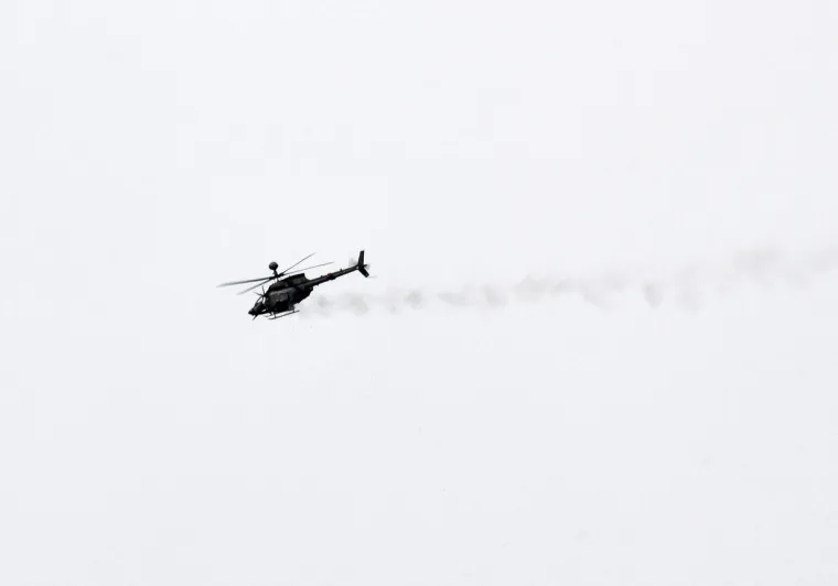 HRVATSKA VOJSKA DEMONSTRIRALA SNAGU: Prvi put prikazano združeno djelovanje Kiowa helikoptera i Panzer haubica