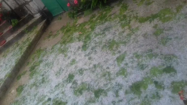 Tuče je bilo u Lugu u općini Proložac u gradu Imotskom. U Krstaticama u zaseoku Gornji Gudelji tuča je uni&scaron;tila povrtlarske kulture i lozu. Zapravo, jo&scaron; se sa sigurno&scaron;ću i ne može znati obim &scaron;tete.
Nevrijeme je trajalo svega petnaestak minuta.