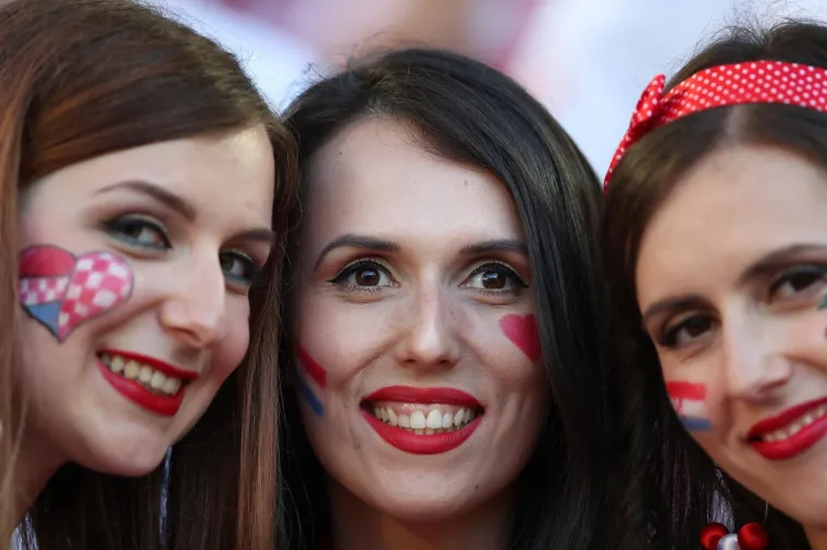 Bordeaux, Francuska - UEFA EURO 2016., 3. kolo, skupina D, Hrvatska - Spanjolska. Navijaci na stadionu uoci pocetka utakmice protiv Spanjolske.