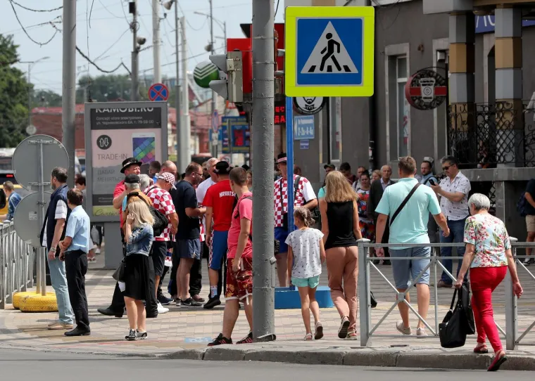 Pogledajte kako su Hrvatski navijači preplavili Kalinjingrad