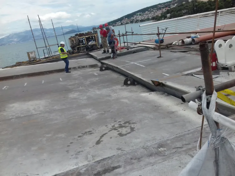 Pogledajte kako izgleda prvo dizanje Čiovskog mosta