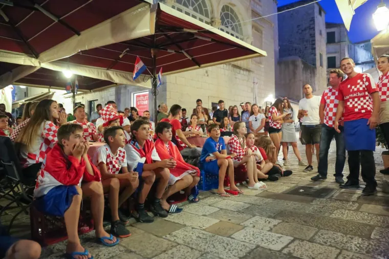 Evo kako se za Vatrene navijao u Dubrovniku