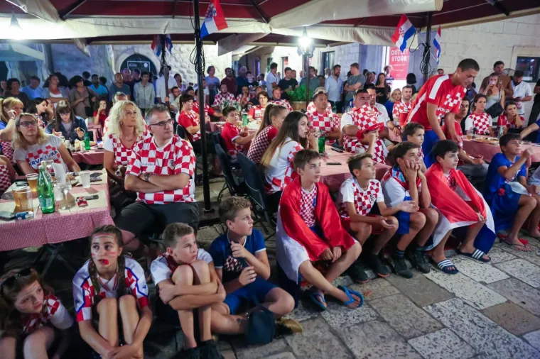 Evo kako se za Vatrene navijao u Dubrovniku