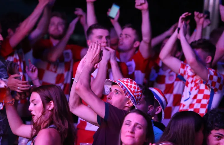 Split energično navija za Vatrene