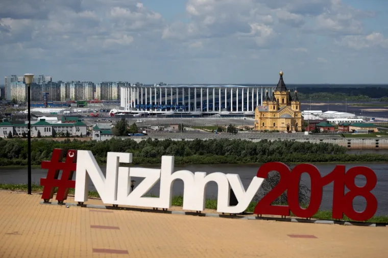 NIŽNJI NOVGOROD: Panorama grada i veličanstveni stadion na kojem će Vatreni večeras igrati