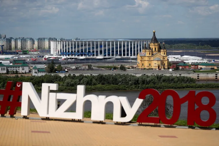 NIŽNJI NOVGOROD: Panorama grada i veličanstveni stadion na kojem će Vatreni večeras igrati