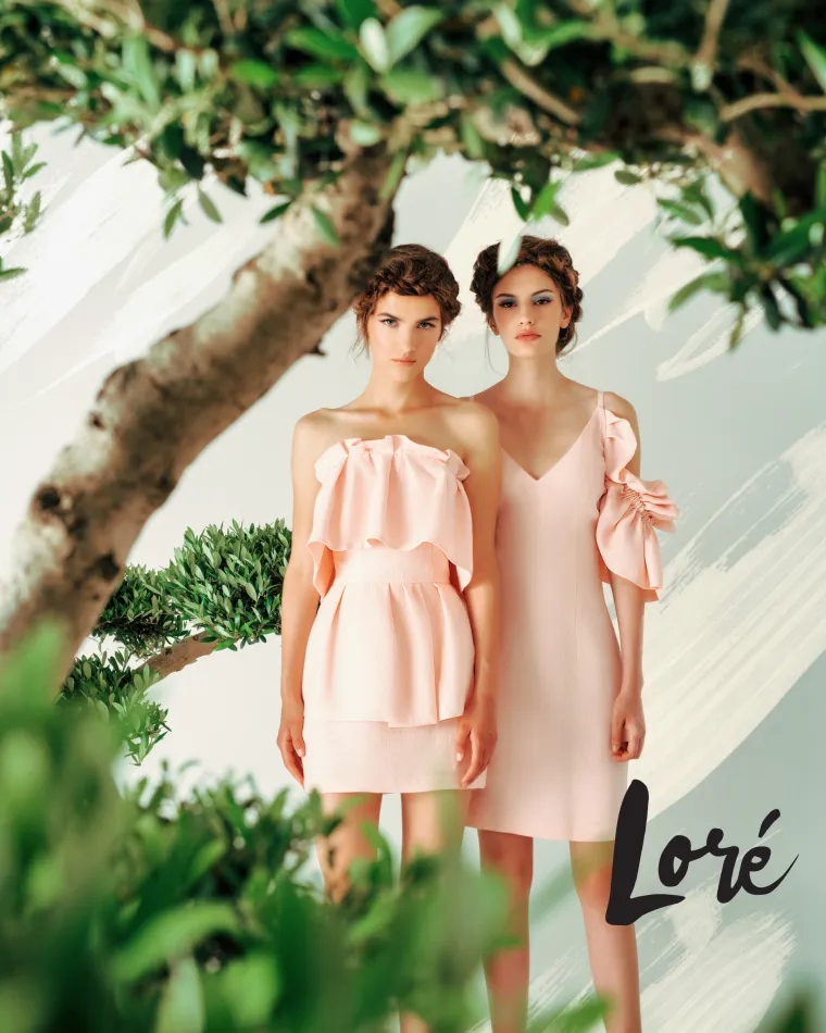 Rustikalno bojani lan i svila kao podloga za prekrasnu kolekciju