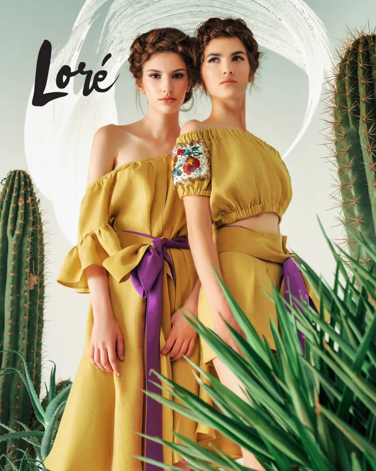 Rustikalno bojani lan i svila kao podloga za prekrasnu kolekciju