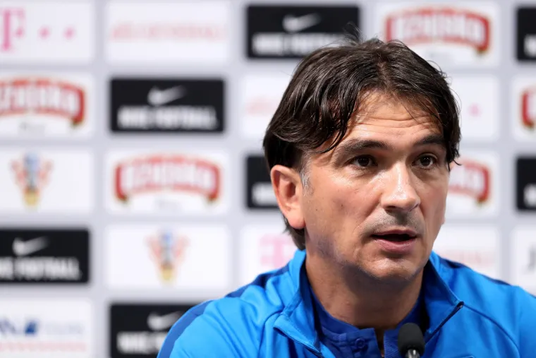 Konferencija za novinare izbornika hrvatske nogometne reprezentacije Zlatka Dalića