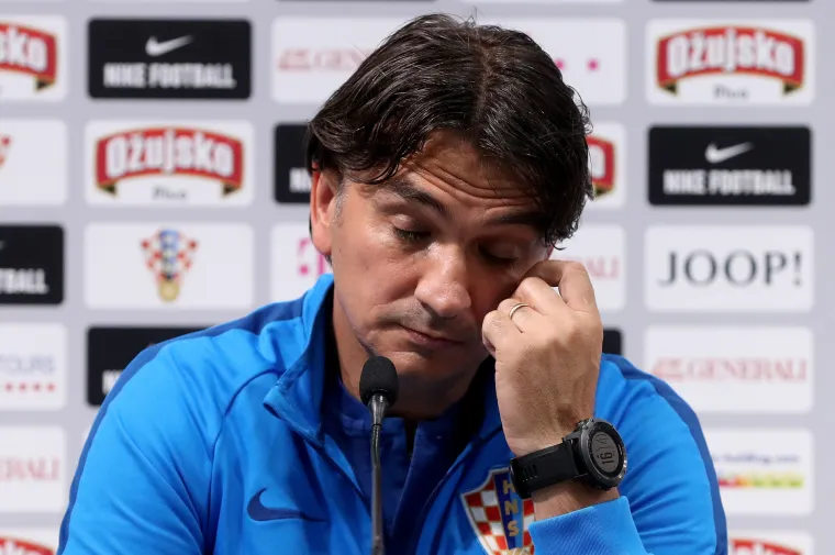 Konferencija za novinare izbornika hrvatske nogometne reprezentacije Zlatka Dalića