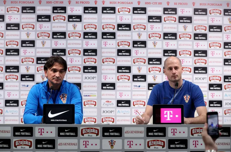 Konferencija za novinare izbornika hrvatske nogometne reprezentacije Zlatka Dalića