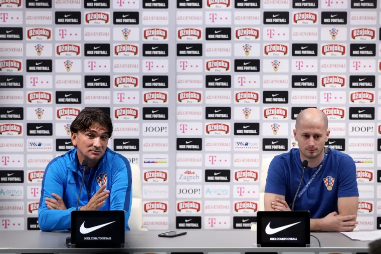 Konferencija za novinare izbornika hrvatske nogometne reprezentacije Zlatka Dalića