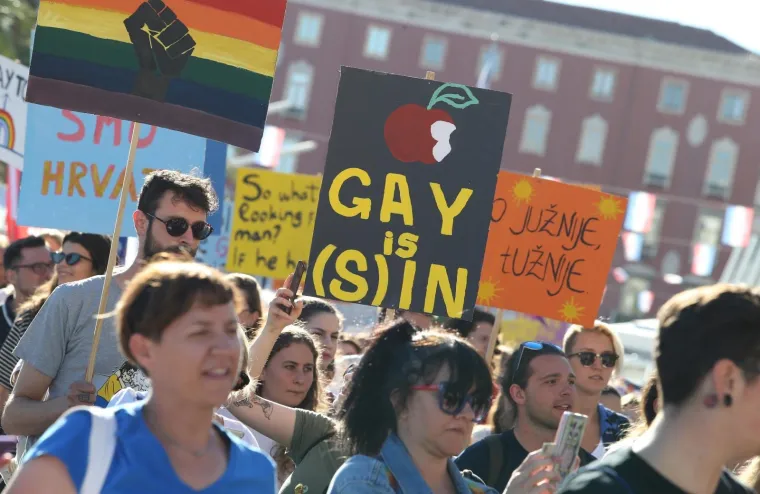 ODRŽAN OSMI SPLIT PRIDE: Povorka je hodala do brda Cornaro, sve je prošlo bez incidenata