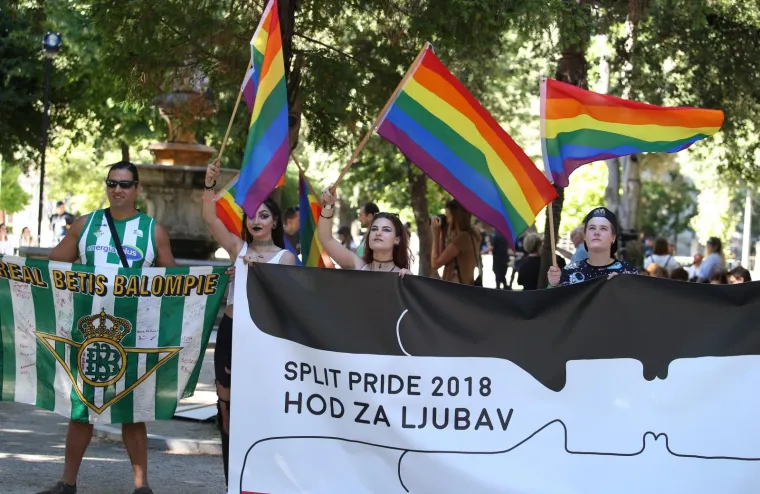 ODRŽAN OSMI SPLIT PRIDE: Povorka je hodala do brda Cornaro, sve je prošlo bez incidenata