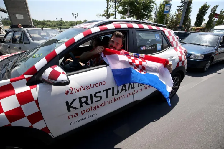 Rostov na Donu: Navijači spremni za utakmicu Hrvatske i Islanda 26.06.2018.