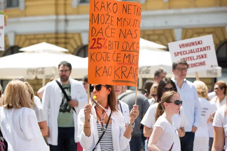 Prosvjed liječnika opće prakse zbog prijedloga novog zakona
