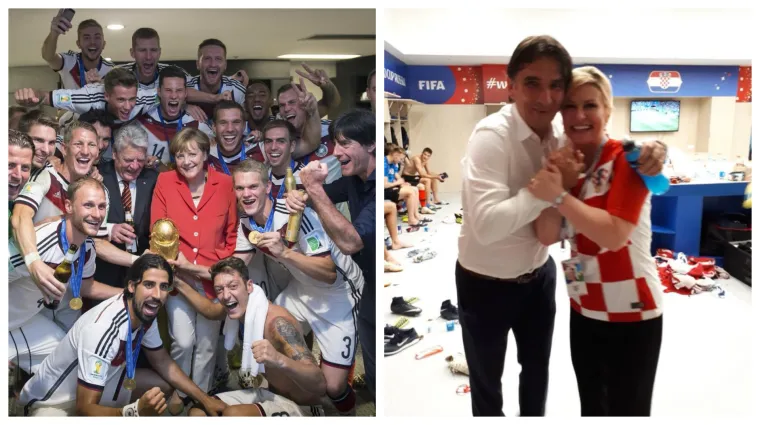 Predsjednica se na Facebooku pohvalila odlaskom u svlačionicu Vatrenih