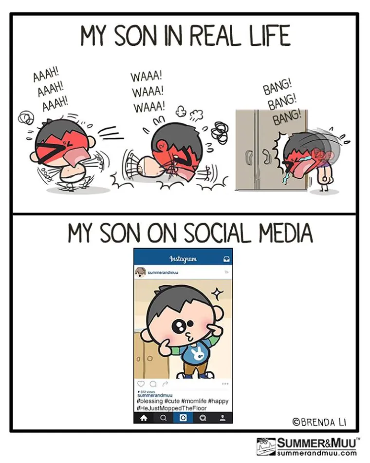 Od odlaska na WC do &scaron;opinga s djetetom: ova mama kroz urnebesne ilustracije prikazuje 'čari' majčinstva