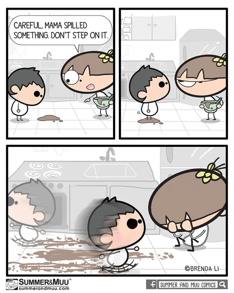 Od odlaska na WC do &scaron;opinga s djetetom: ova mama kroz urnebesne ilustracije prikazuje 'čari' majčinstva