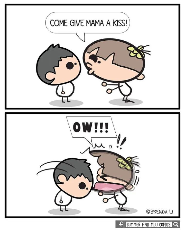 Od odlaska na WC do &scaron;opinga s djetetom: ova mama kroz urnebesne ilustracije prikazuje 'čari' majčinstva