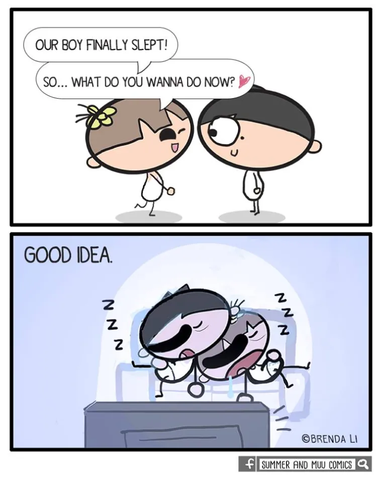 Od odlaska na WC do &scaron;opinga s djetetom: ova mama kroz urnebesne ilustracije prikazuje 'čari' majčinstva