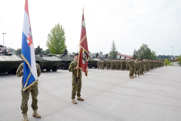 Doček 1. hrvatskog kontingenta NATO aktivnosti ojačane prednje prisutnosti u Litvi