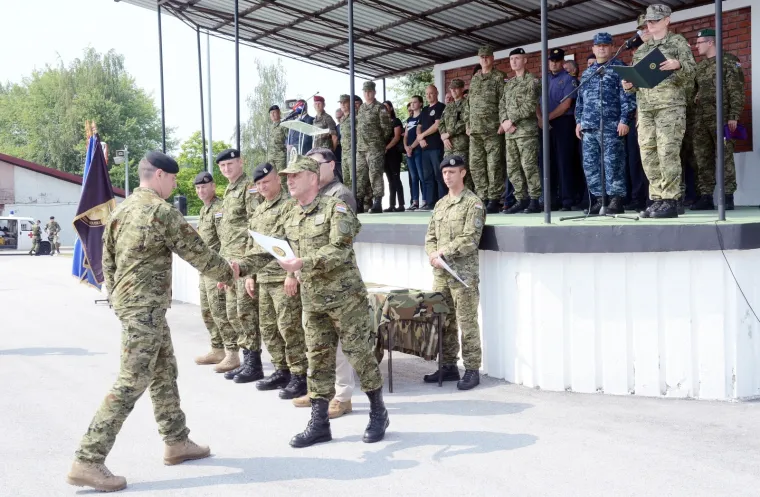 Doček 1. hrvatskog kontingenta NATO aktivnosti ojačane prednje prisutnosti u Litvi