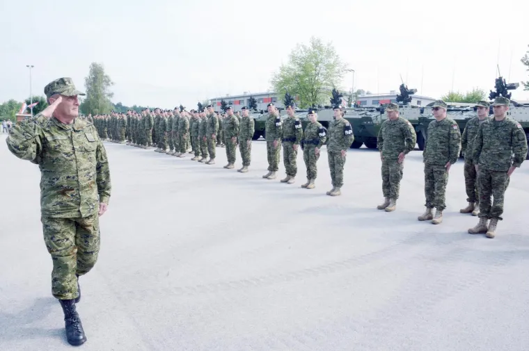 Doček 1. hrvatskog kontingenta NATO aktivnosti ojačane prednje prisutnosti u Litvi