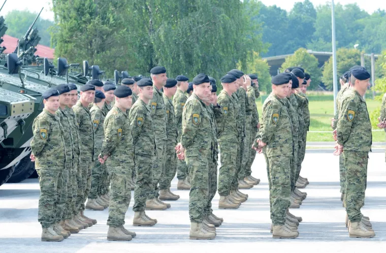Doček 1. hrvatskog kontingenta NATO aktivnosti ojačane prednje prisutnosti u Litvi