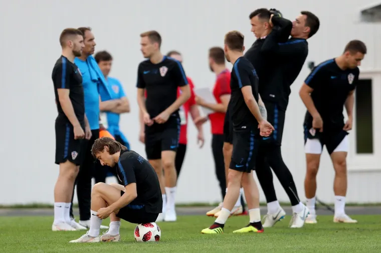 Dobra atmosfera na treningu 'vatrenih' u Sočiju