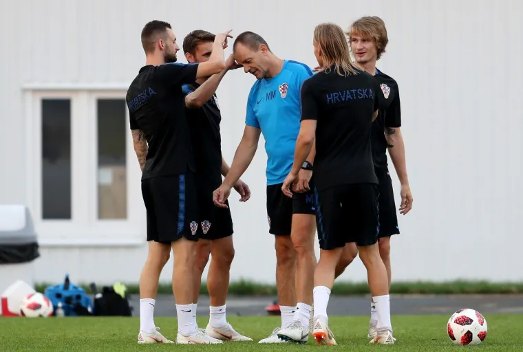 Dobra atmosfera na treningu 'vatrenih' u Sočiju